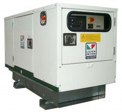 Дизельный генератор Lister Petter LWA 27/LLD 250 в кожухе