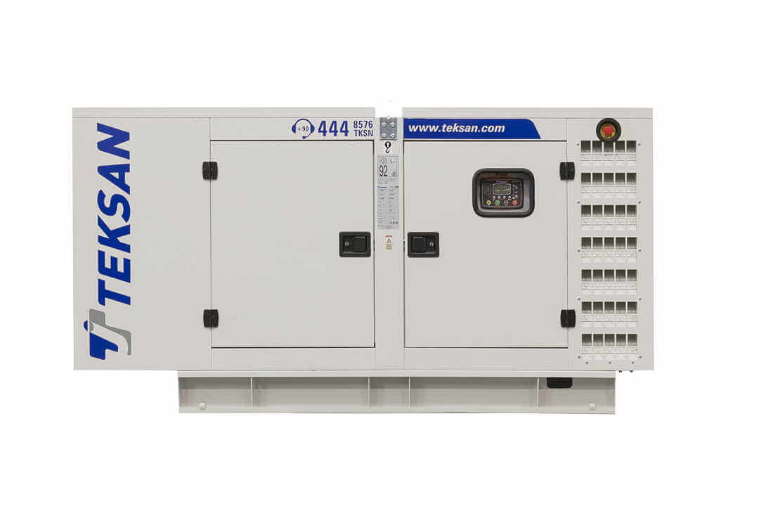 Дизельный генератор Teksan TJ72PE в кожухе
