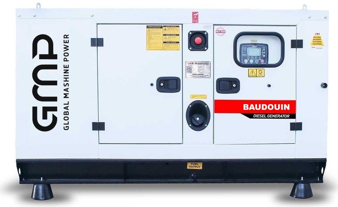 Дизельный генератор Baudouin GMP 20BM в кожухе
