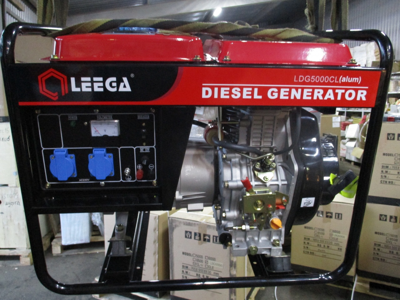 Дизельный генератор АМПЕРОС LDG5000СL