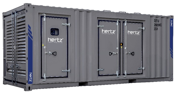 Дизельный генератор Hertz HG 880 CL в кожухе с АВР