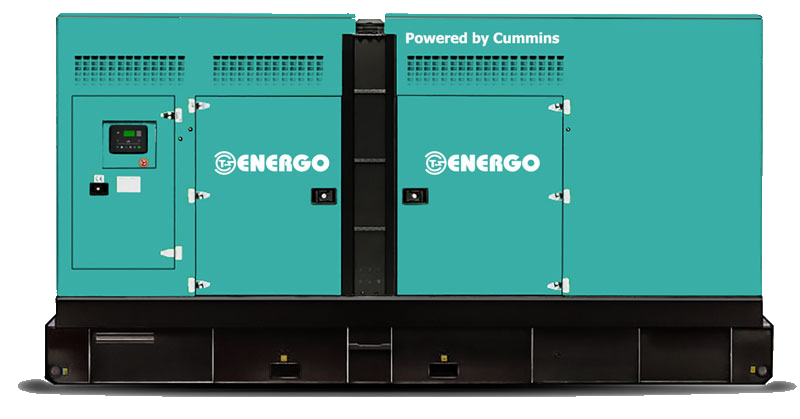 Дизельный генератор Energo AD500-T400C-S в кожухе