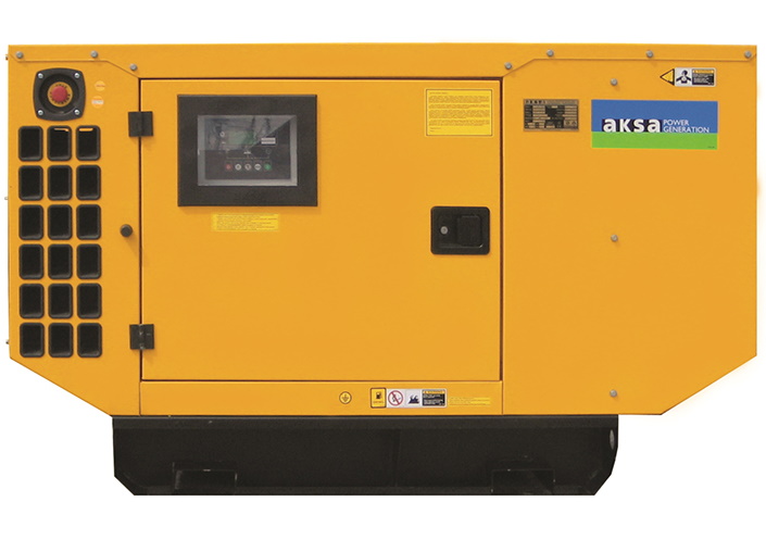 Дизельный генератор Aksa APD-14P в кожухе