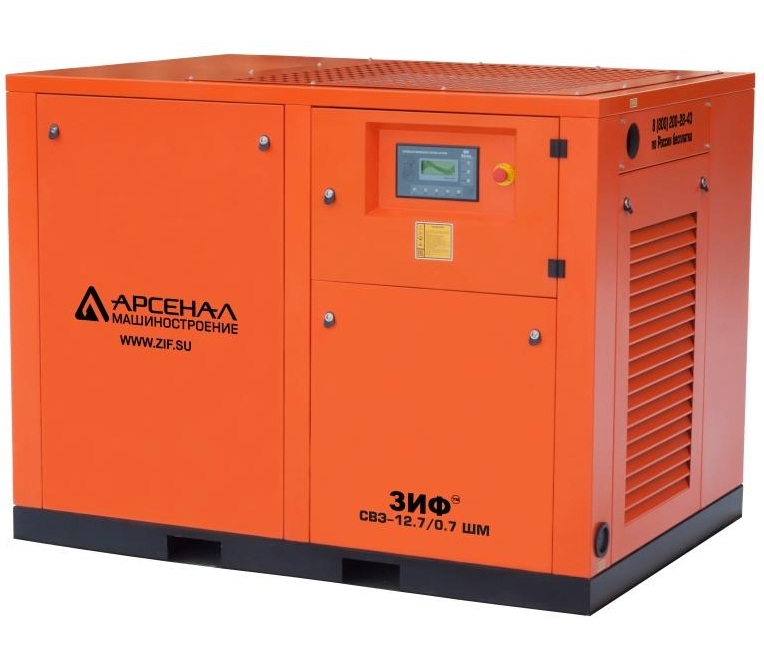 Винтовой компрессор ЗИФ СВЭ-20/1,3 ШМЧ