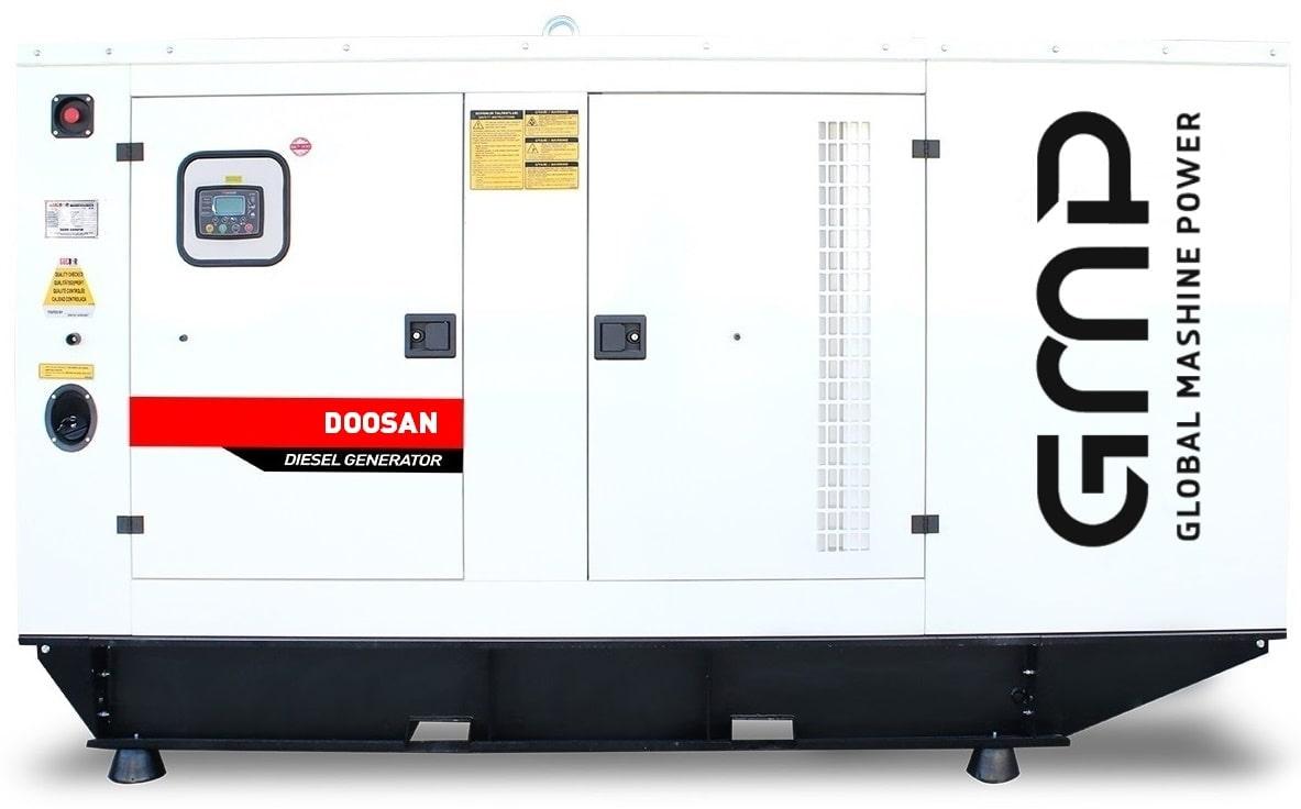 Дизельный генератор Doosan GMP 88DM в кожухе