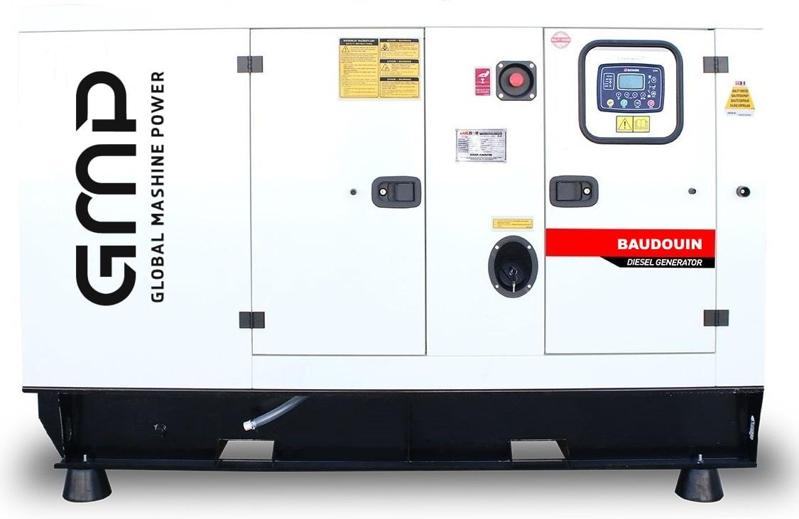 Дизельный генератор Baudouin GMP 50BM в кожухе