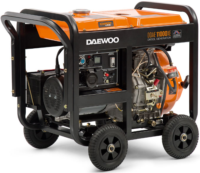Дизельный генератор Daewoo DDAE 11000DХE-3 с АВР