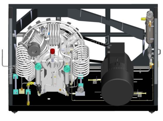 Компрессор для дыхания GMP MCH-C-550/300 (ГОСТ Р 53263-2019)