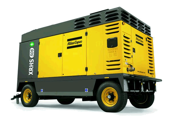 Дизельный компрессор Atlas Copco XRHS 506 CD на шасси