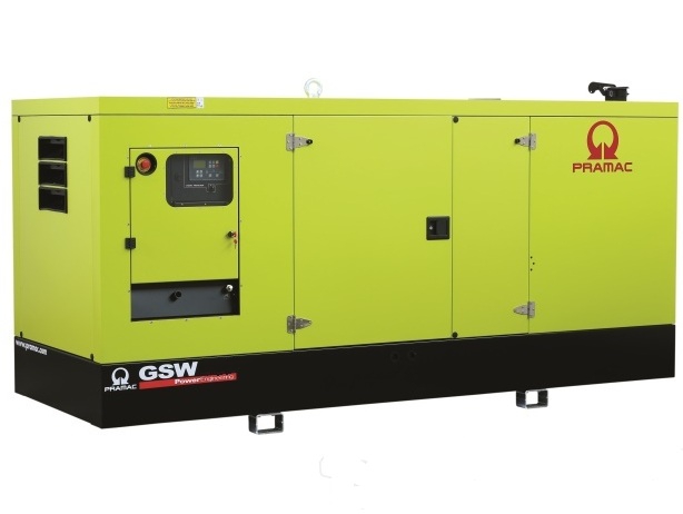 Дизельный генератор Pramac GSW 210 P в кожухе с АВР