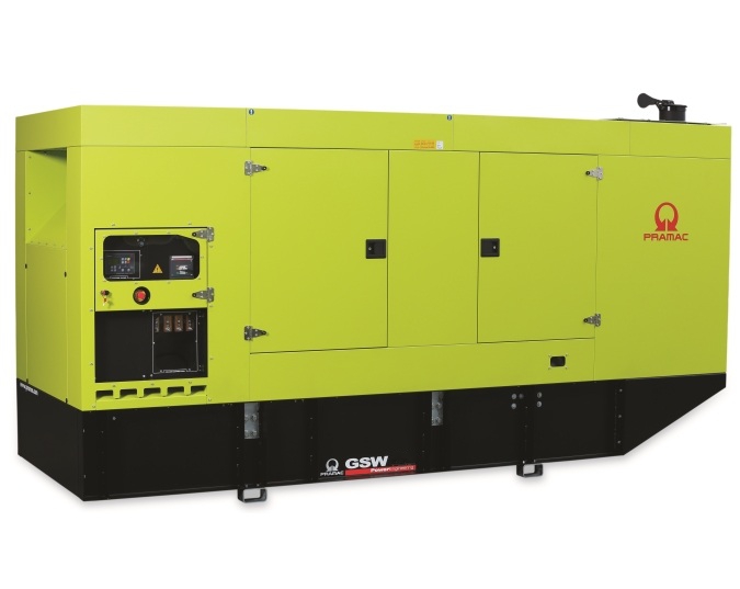 Дизельный генератор Pramac GSW 630DO в кожухе с АВР