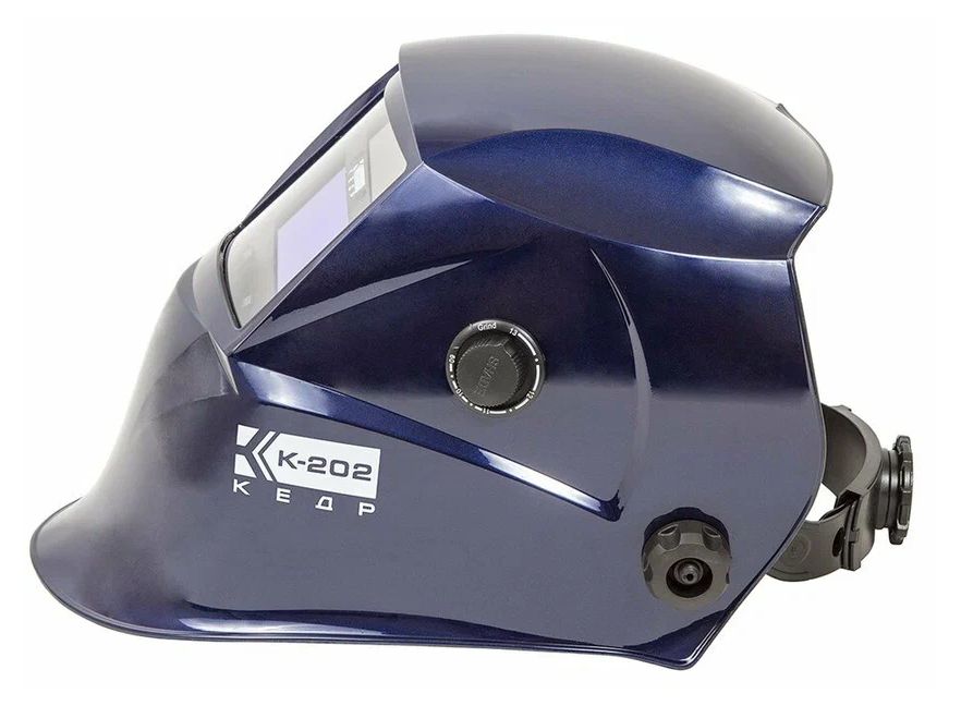 Маска сварщика КЕДР (В РАЗОБР.ВИДЕ) "К-202 PRIME", синяя