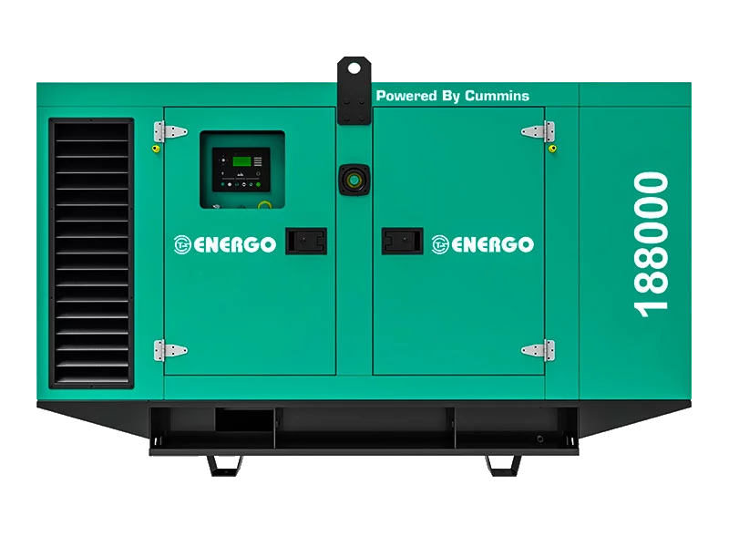 Дизельный генератор Energo AD200-T400C-S в кожухе