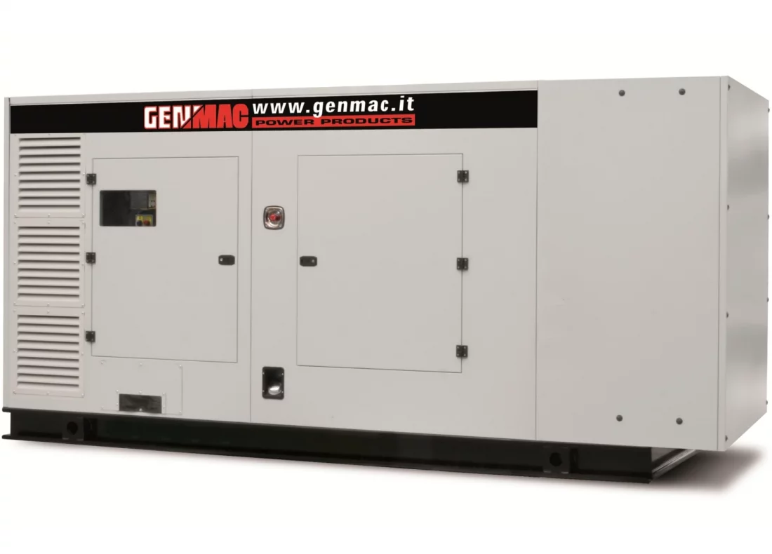 Дизельный генератор Genmac G500IS в кожухе