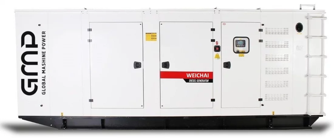 Дизельный генератор Weichai GMP 1375WA в кожухе
