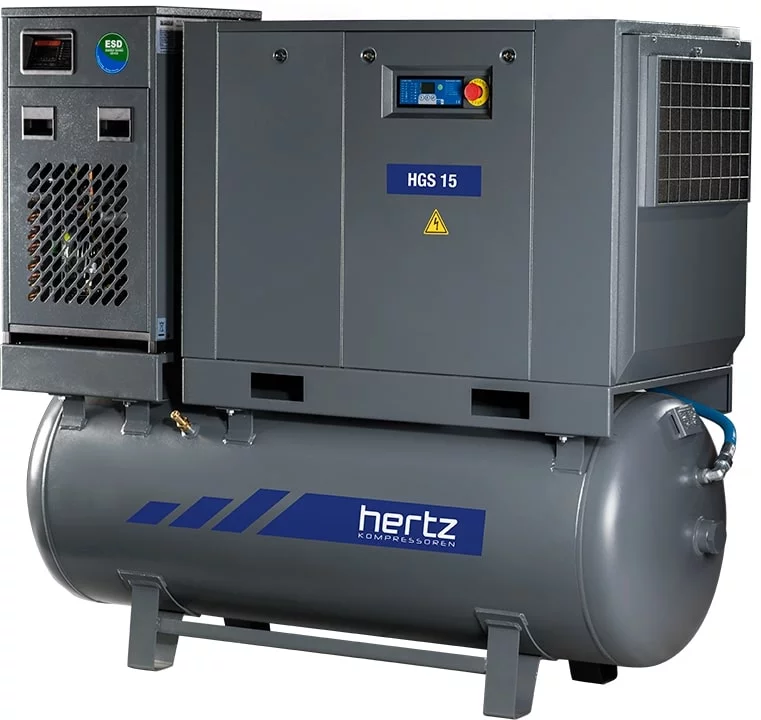 Винтовой компрессор Hertz HGS 4-7,5 250 Compact