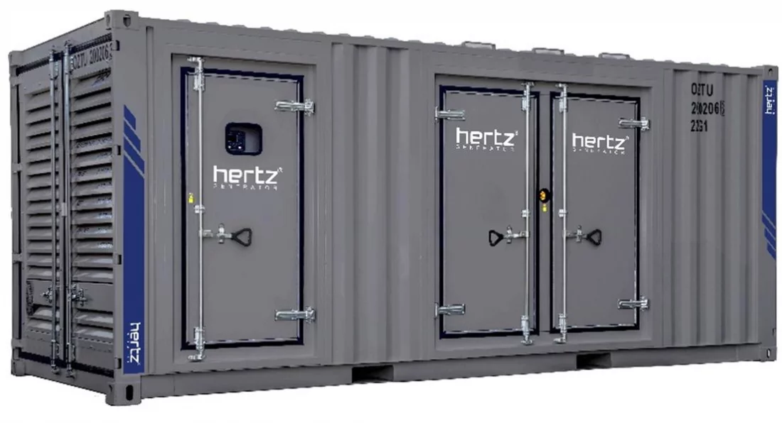 Дизельный генератор Hertz HG 1520 BC в кожухе с АВР