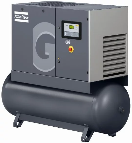 Винтовой компрессор Atlas Copco GA 22 10 с ресивером