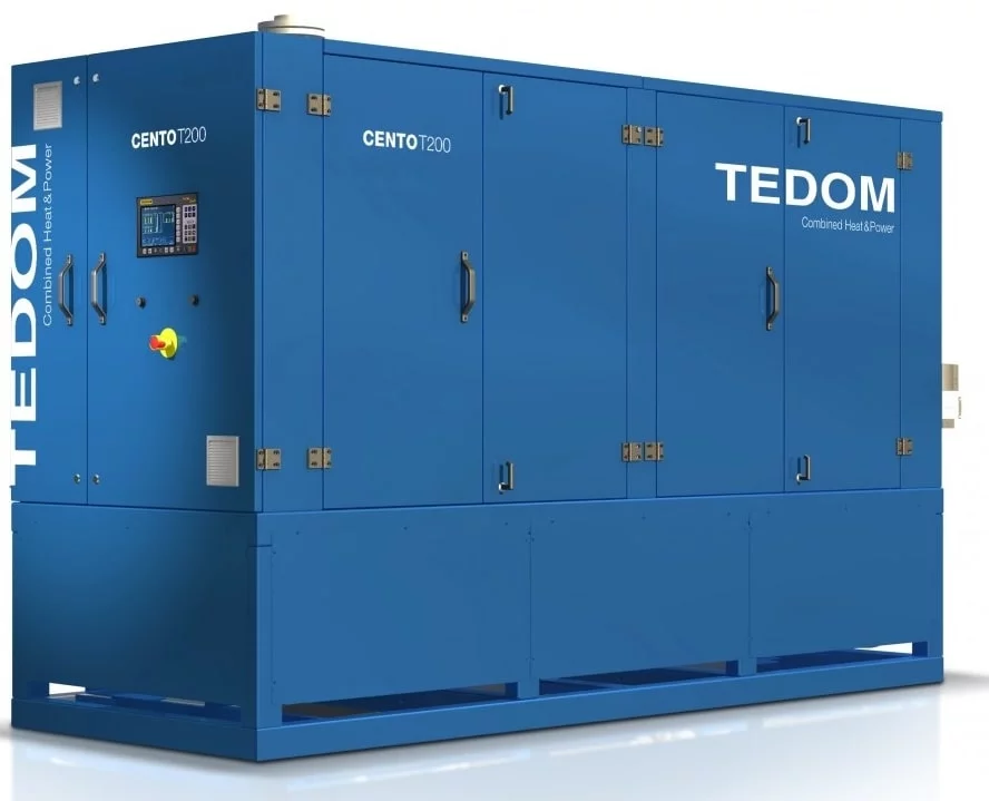 Газовый генератор Tedom Cento T200 в кожухе