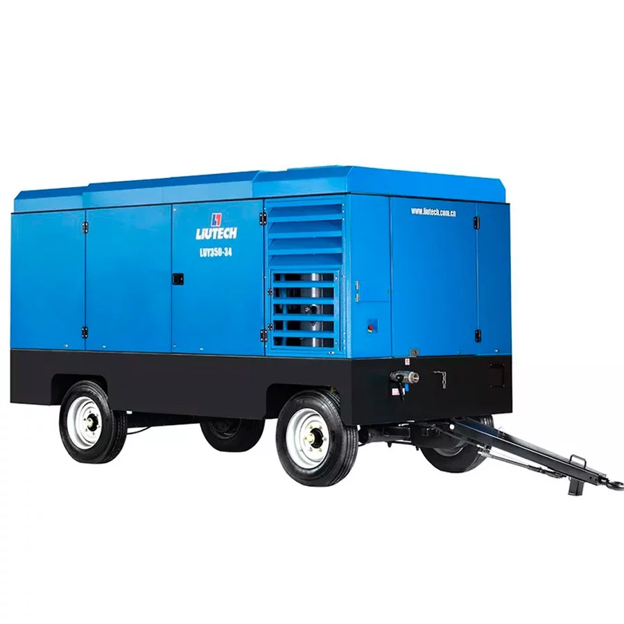 Дизельный компрессор LIUTECH LUY350-34 на шасси