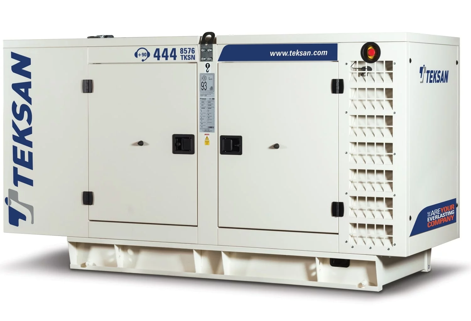 Дизельный генератор Teksan TJ130DW5C в кожухе