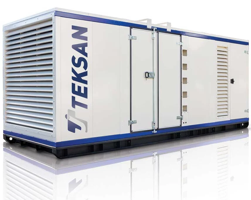 Дизельный генератор Teksan TJ1100PE в кожухе