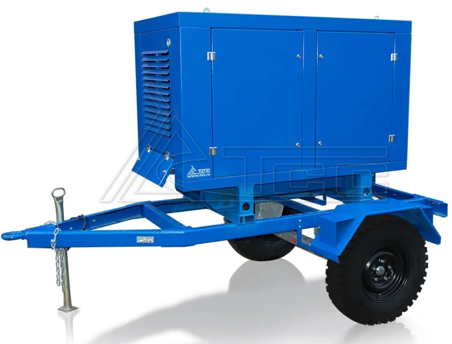 Дизельный генератор ТСС АД-12С-230-2РПМ13 на шасси с АВР