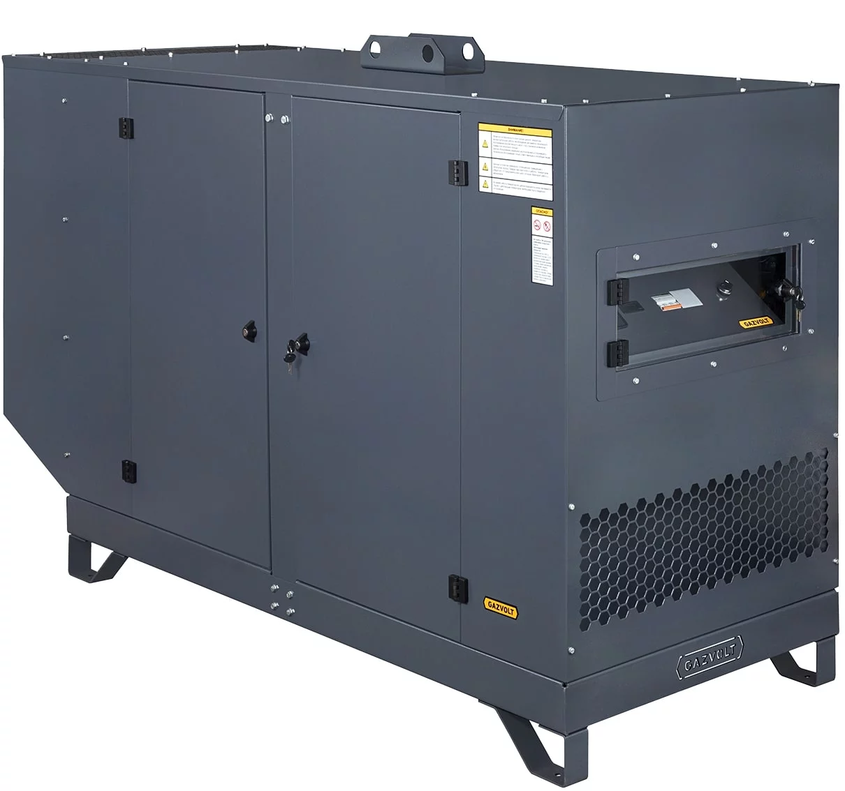 Газовый генератор Gazvolt 40T21 в кожухе с АВР