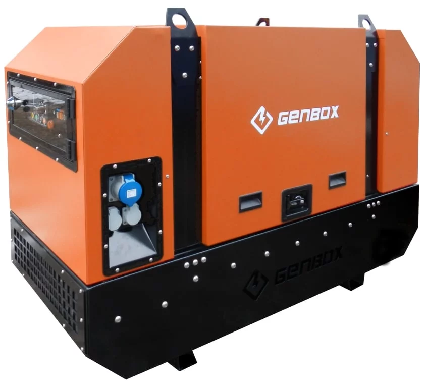 Дизельный генератор GENBOX JD64 в кожухе