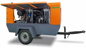Дизельный компрессор Denair DACY-5/10 (на шасси) — фото 3