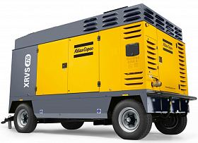 Дизельный компрессор Atlas Copco XAS 746 CD на шасси — фото 1