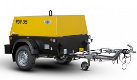 Дизельный компрессор Atmos PDP 35 12 регул без тормоза — фото 2