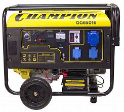 Бензиновый генератор Champion GG6501E+ATS — фото 2