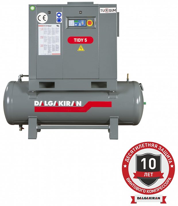 Винтовой компрессор DALGAKIRAN Tidy 7-13 200L