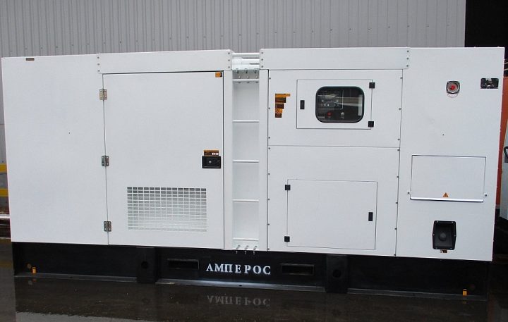 Дизельный генератор АМПЕРОС АД 640-Т400 в кожухе с АВР
