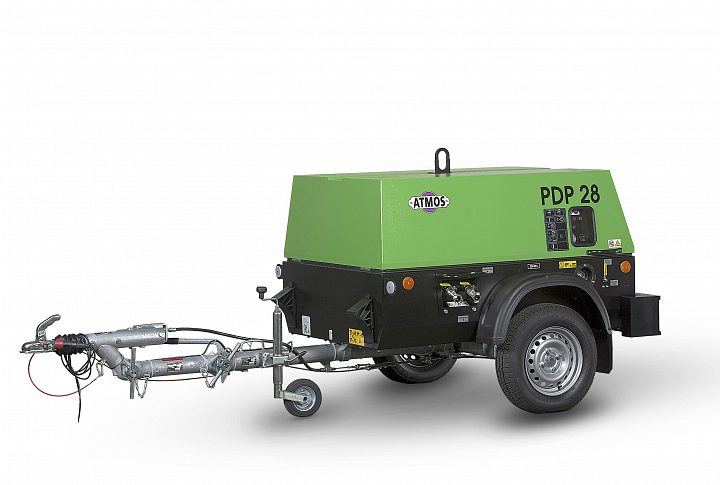 Дизельный компрессор Atmos PDP 28 10 регул с тормозом