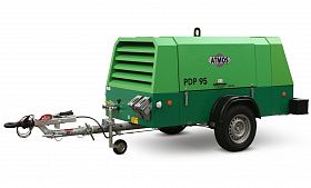Дизельный компрессор Atmos PDP 95 10 фикс с тормозом — фото 3