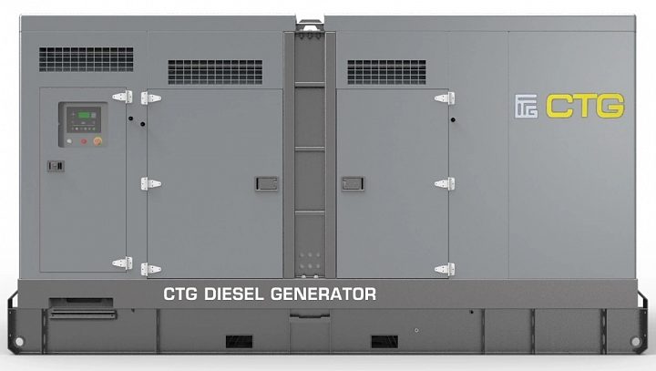 Дизельный генератор CTG 825D в кожухе