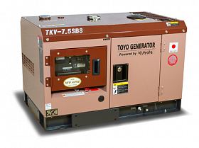 Дизельный генератор Toyo TKV-7.5SBS с АВР — фото 1