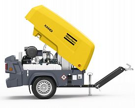 Дизельный компрессор Atlas Copco XAS 48 KD на шасси — фото 3