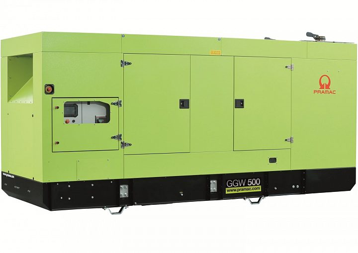 Газовый генератор Pramac GGW500G в кожухе с АВР