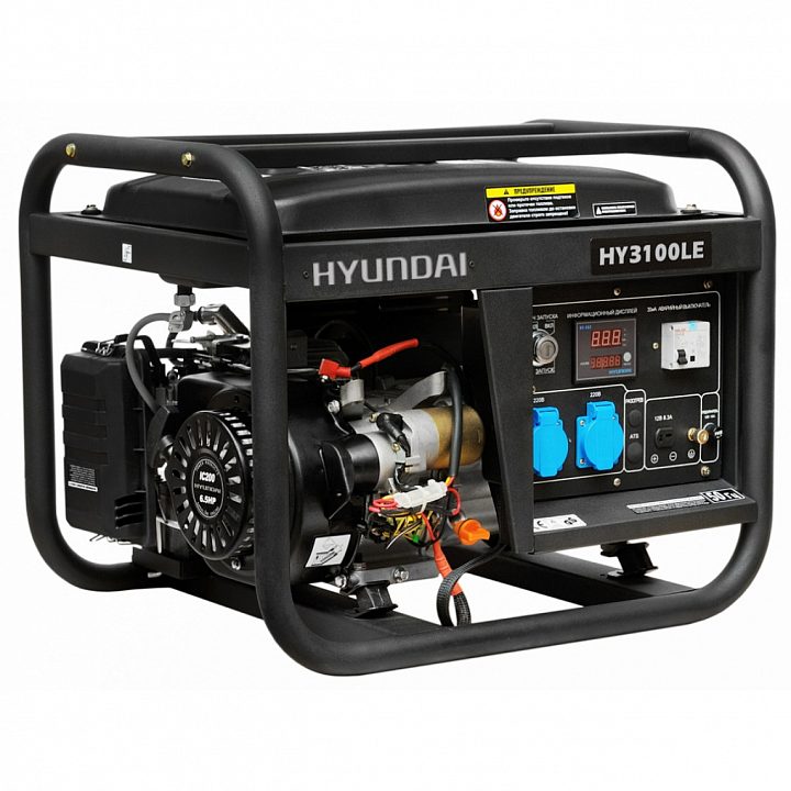 Бензиновый генератор Hyundai HY 3100LE с АВР