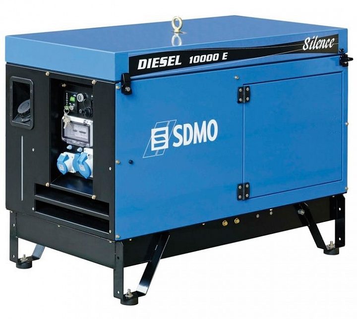 Дизельный генератор SDMO DIESEL 10000 E AVR SILENCE с АВР