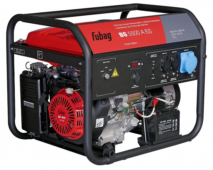 Бензиновый генератор Fubag BS 5500 A ES с АВР