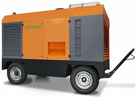 Дизельный компрессор Denair DACY-5/7 (на шасси) — фото 1