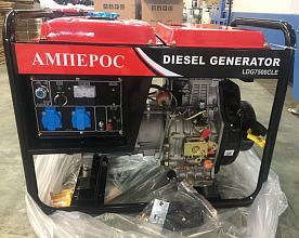 Дизельный генератор АМПЕРОС LDG7500СLE — фото 1