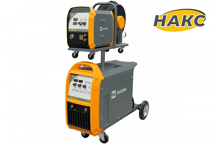 Полуавтомат HUGONG EMIG 350WE III (цифровой подающий) (без горелки и кабель-пакета)