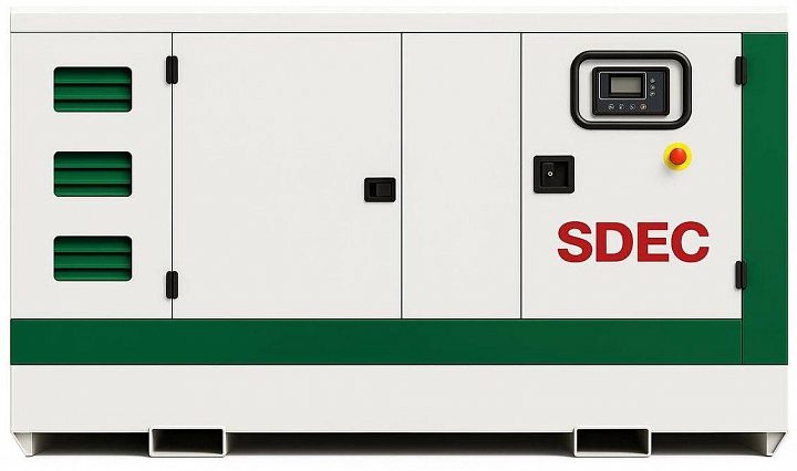 Дизельный генератор SDEC GMP 715SD в кожухе