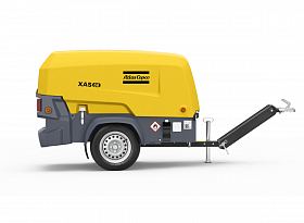 Дизельный компрессор Atlas Copco XAS 68 KD с генератором на шасси — фото 2
