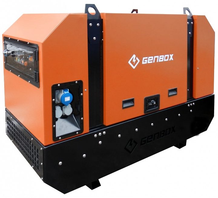 Дизельный генератор GENBOX JD64 в кожухе с АВР